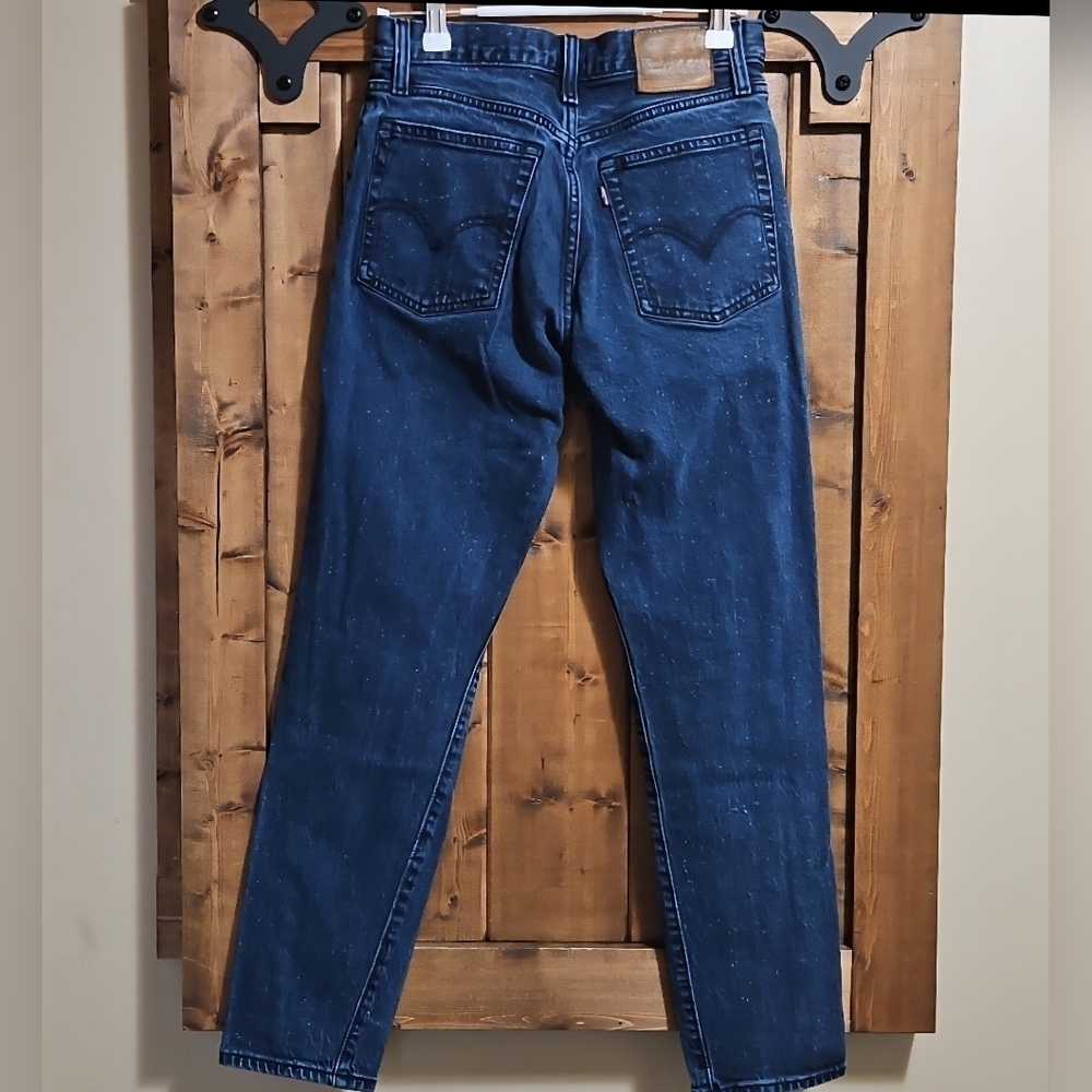 Levi's Wedgie Straight Fit Ankle Length Blue Womens Jeans Size 26 - Picture 4 of 14